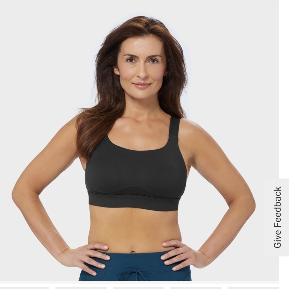 Duluth Adjustabust Black Women's Sports Bra